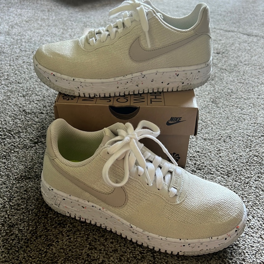 Women’s Nike AF1 Crater Flyknit Sneaker. Size 7. In a year, worn maybe 5x.